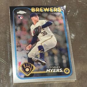 Topps Brewers Baseball Card - Blue and Gold